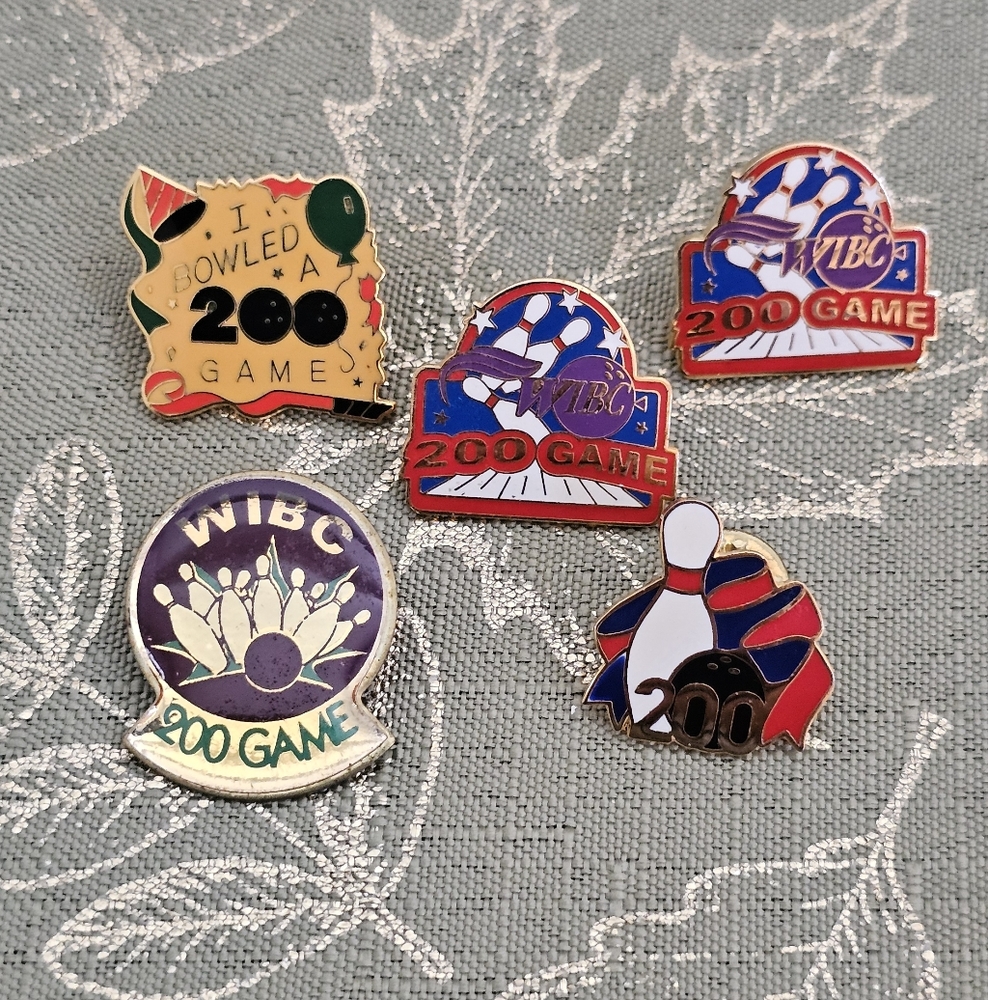 Bowling Achievement Pins Set - Multicolor